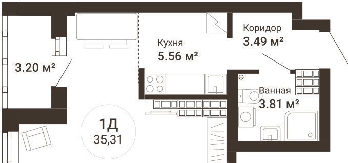 квартира г Екатеринбург Ботаническая ул 2-я Новосибирская 12 фото 1