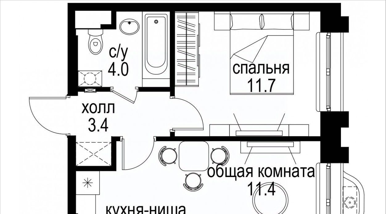 квартира г Москва метро Электрозаводская ЖК Интеллигент фото 1