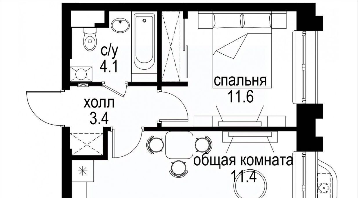 квартира г Москва метро Электрозаводская ЖК Интеллигент фото 1