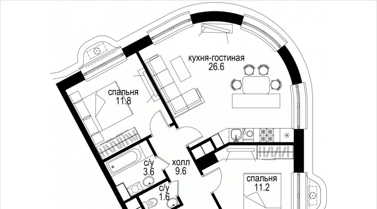 квартира г Москва метро Электрозаводская ЖК Интеллигент фото 1