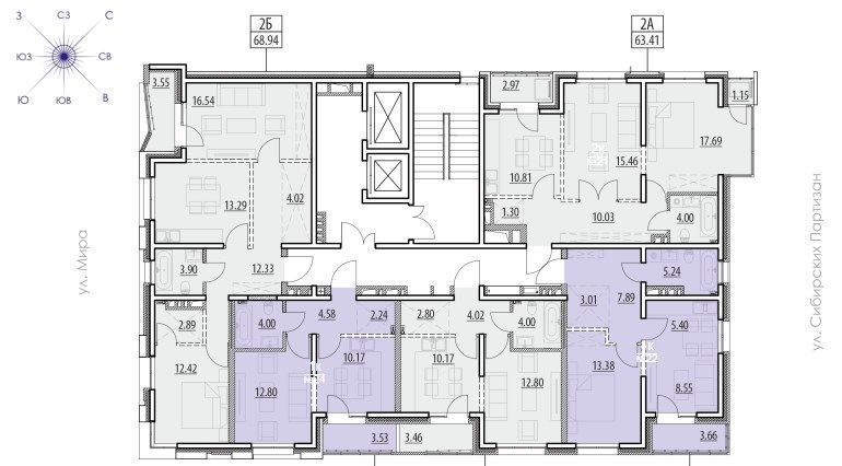 квартира г Иркутск р-н Ленинский ул Мира 32 фото 2