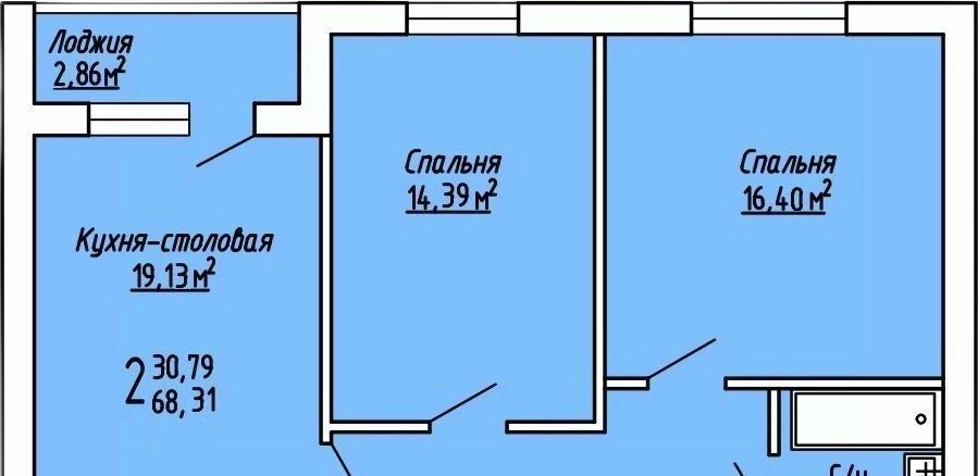 квартира р-н Рамонский с Ямное микрорайон «Рождественский» фото 1