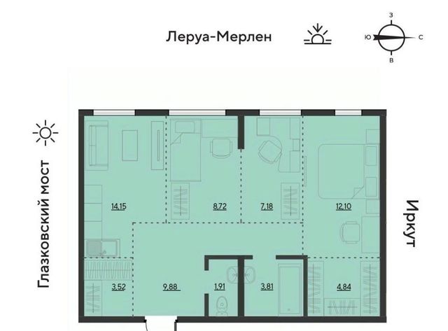 ул Набережная Иркута 23 Затон кв-л фото