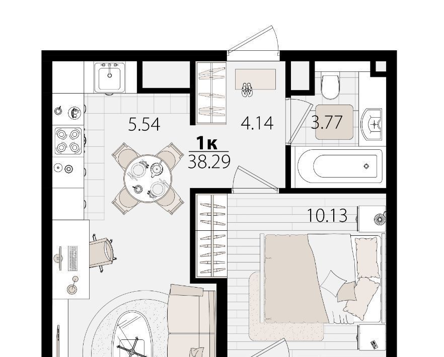 квартира г Краснодар р-н Карасунский ул Сормовская 1/3 фото 1