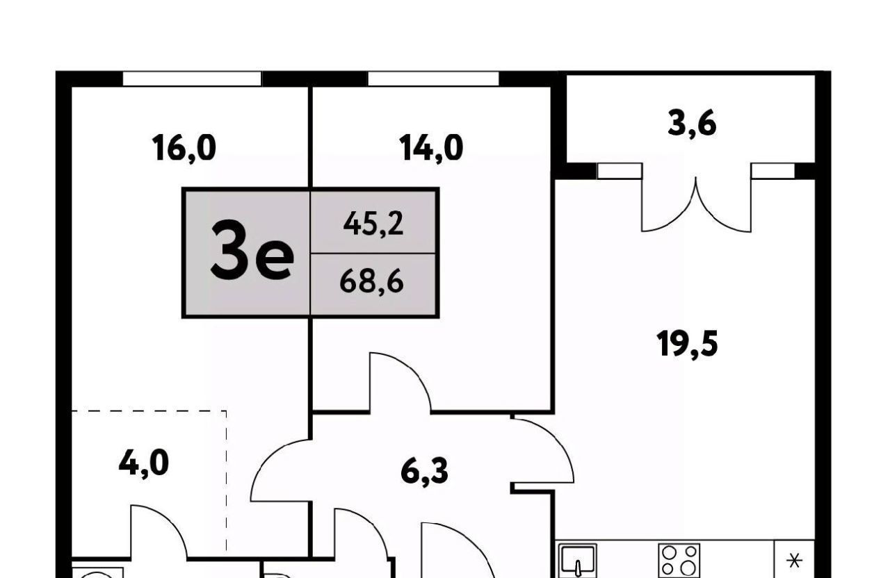 квартира г Москва метро Беломорская ул Фестивальная 15к/25 фото 1