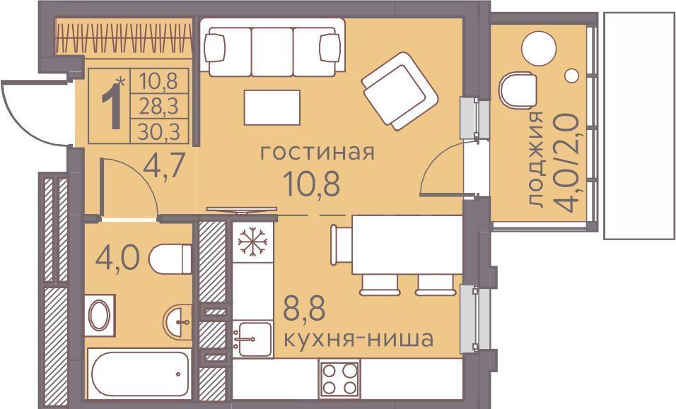 квартира г Пермь р-н Мотовилихинский ЖК «Погода» Ива мкр фото 1