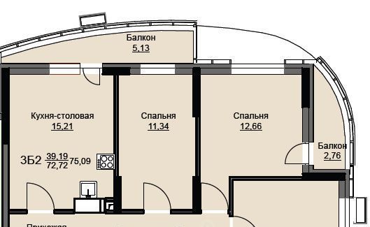 квартира городской округ Щёлково Соболевка мкр, Соболевка жилой комплекс, к 7, Щёлковская фото 1