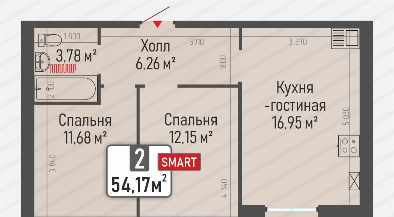 квартира р-н Рыбновский г Рыбное Жилой Мега кв-л фото 10