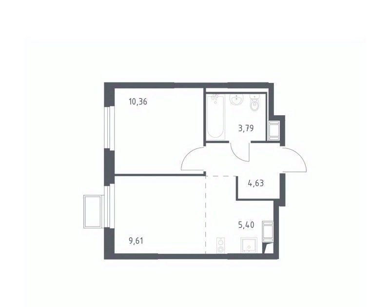 квартира г Видное ЖК Горки Парк к 4. 1, Зябликово фото 1