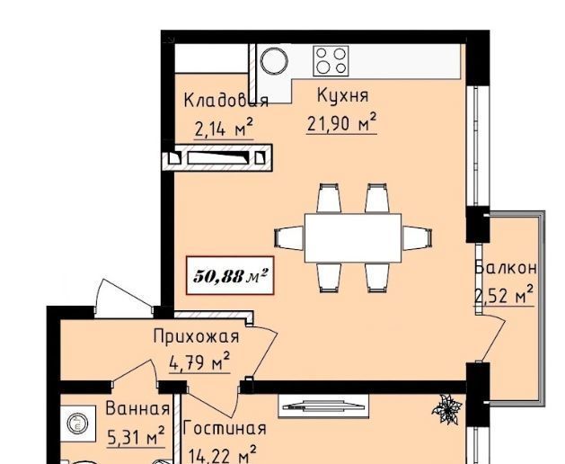 квартира г Махачкала р-н Ленинский ул Лаптиева 45д фото 1