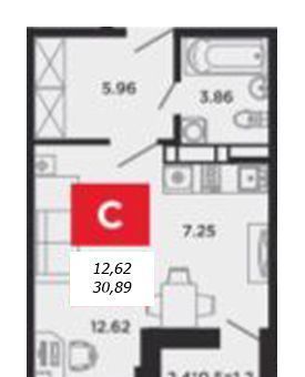 квартира г Краснодар р-н Прикубанский ул Конгрессная 19/3 фото 1