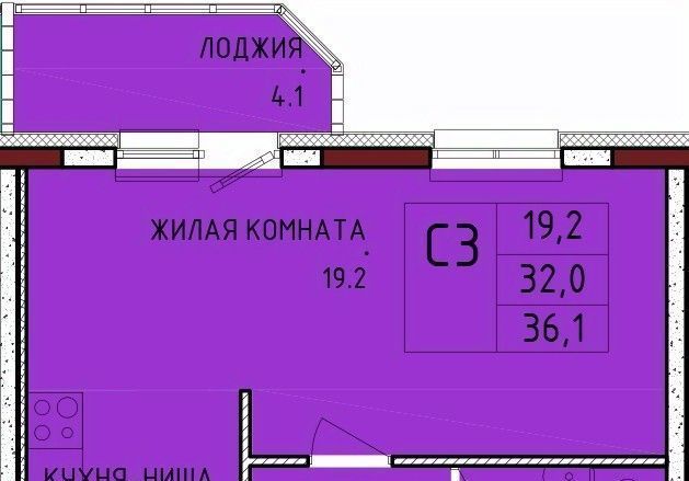 квартира р-н Ленинский с Осиновая Гора мкр Левобережный Тула фото 1