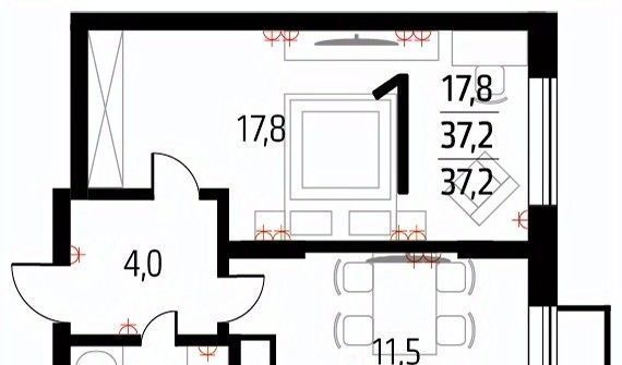 квартира г Москва п Десеновское ул Гренадерская 9к/1 метро Ольховая фото 1