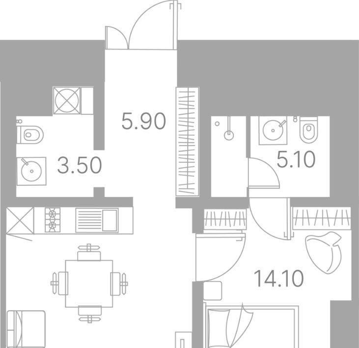 квартира г Москва метро Новокузнецкая наб Софийская 34с/3 фото 1