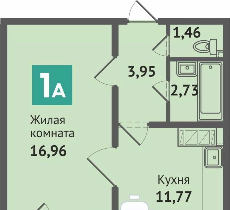 квартира г Чебоксары р-н Ленинский ул Академика В.Н.Челомея поз 4 фото 1