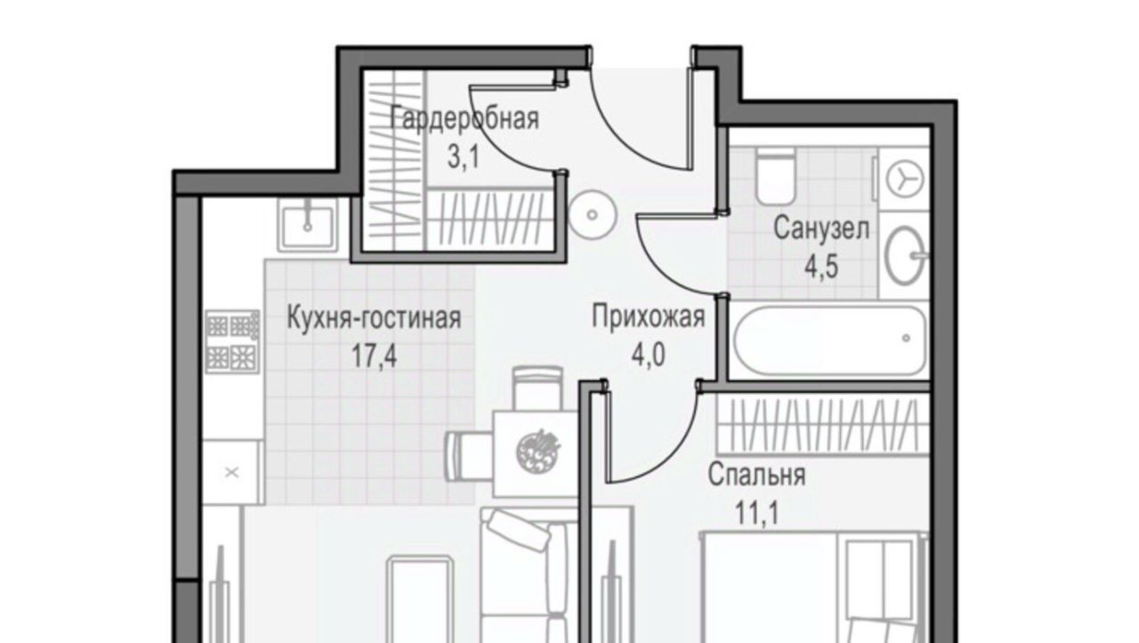 квартира г Москва метро Бутырская ул Академика Королева 21 фото 1