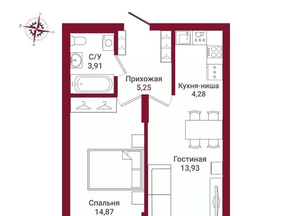 квартира г Новосибирск Маршала Покрышкина ул Державина 50 фото 1