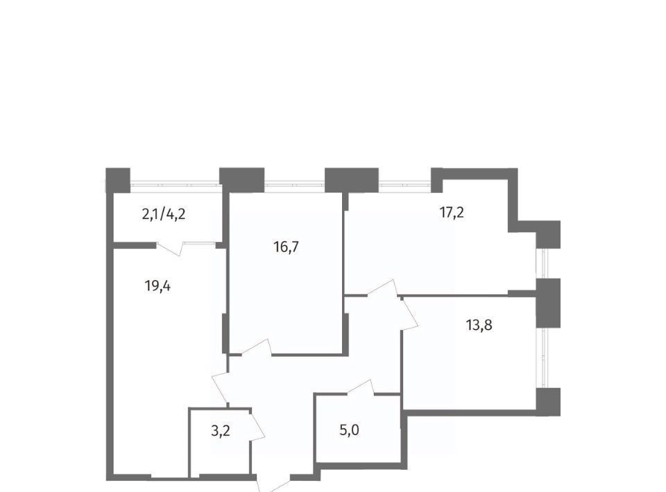 квартира г Калининград р-н Центральный ул Маршала Борзова 109 фото 1