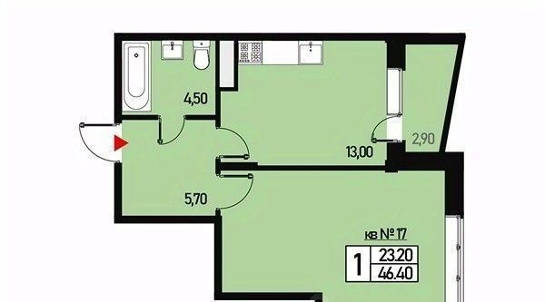 квартира г Москва п Новофедоровское ул Генерала Донскова 25к/6 ТиНАО фото 1