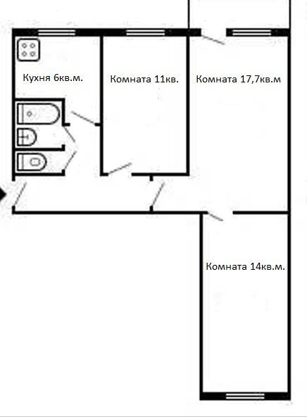 квартира г Челябинск ул Новороссийская 12 фото 30