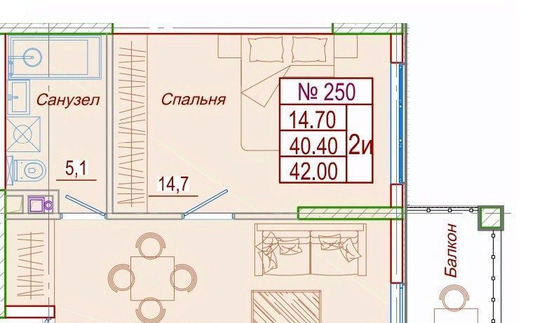 квартира р-н Анапский с Сукко ул Мирная 9к/1 муниципальное образование, Анапа фото 1