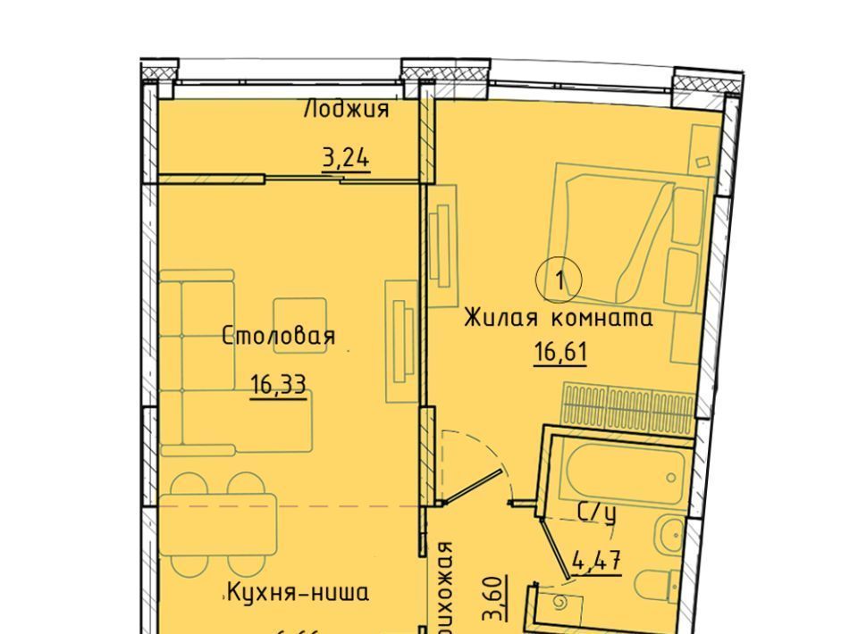 квартира г Екатеринбург Чкаловская ул Машинная 1в/2 фото 1