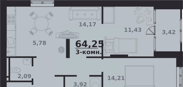 р-н Заволжский ЖК Атмосфера 4 17-й кв-л фото