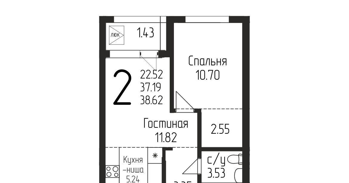 квартира г Уфа р-н Кировский ул Испытателей 89 фото 1