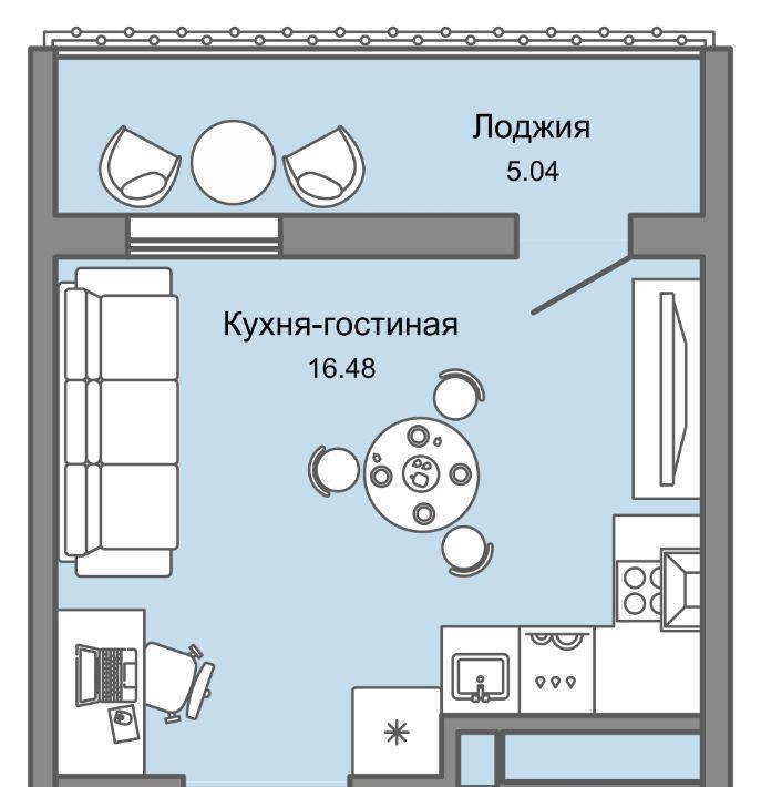 квартира г Ульяновск р-н Заволжский Новый Город ЖК Юлла 10-й кв-л фото 1