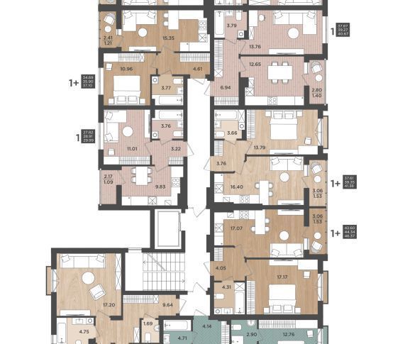 квартира г Калининград р-н Московский ул Интернациональная 18 фото 2