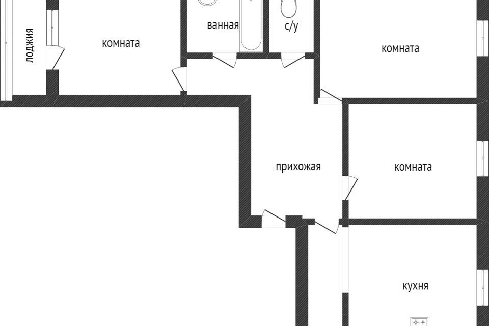 квартира г Курган ул Советская 179 городской округ Курган фото 10