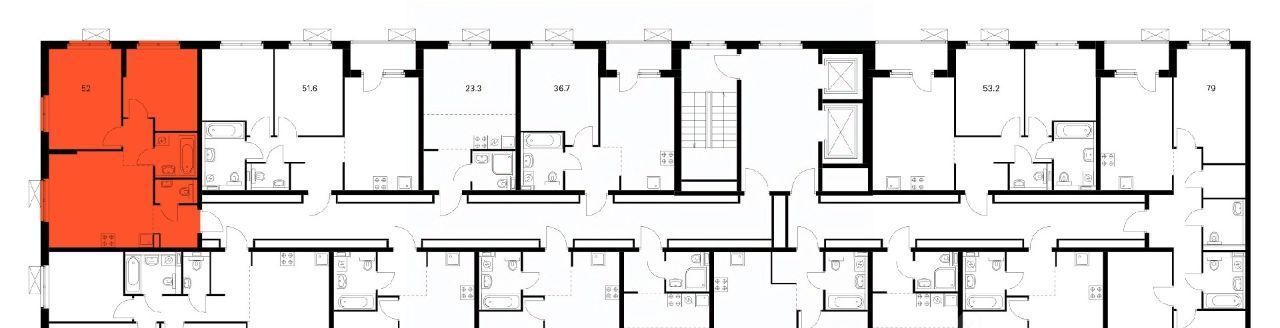 квартира г Ярославль р-н Фрунзенский ул Лескова 44 фото 2