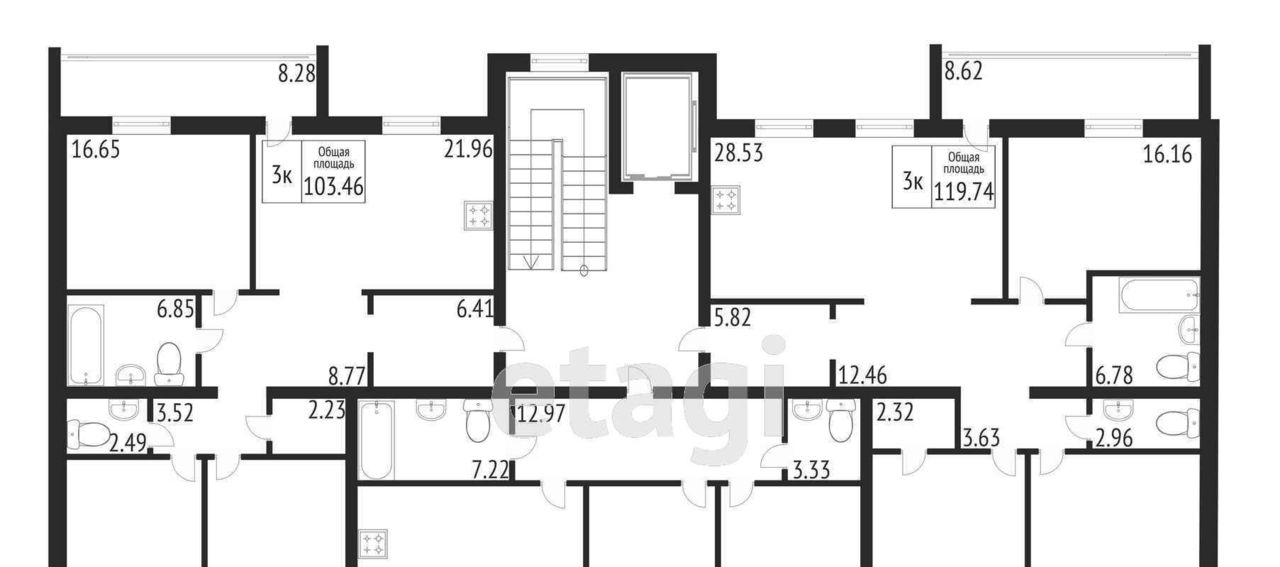 квартира г Тюмень р-н Центральный ул Тимофея Кармацкого 7к/1 фото 2