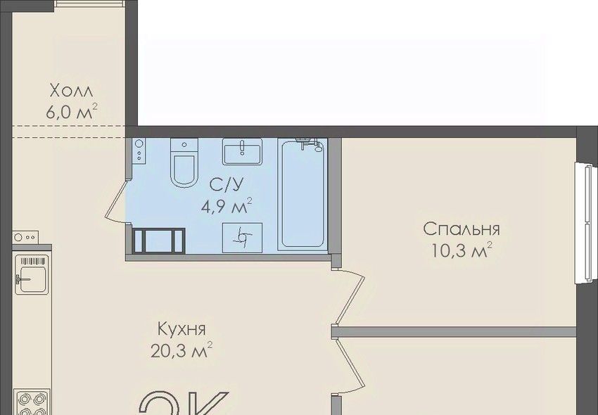квартира г Великий Новгород ул Нехинская 20к/2 фото 1