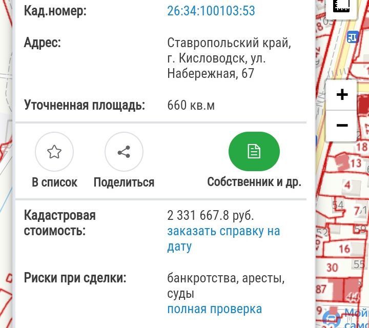 земля г Кисловодск ул Набережная 63 городской округ Кисловодск фото 3