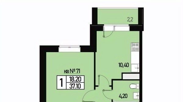 квартира г Москва п Новофедоровское ТиНАО ул Генерала Донскова 27к/1 фото 1