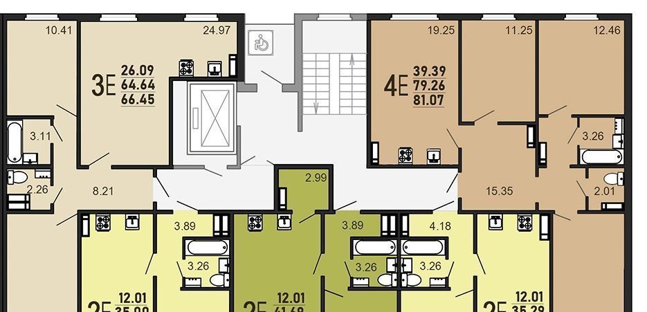 квартира г Курск р-н Сеймский ул Энгельса 115/3 фото 2