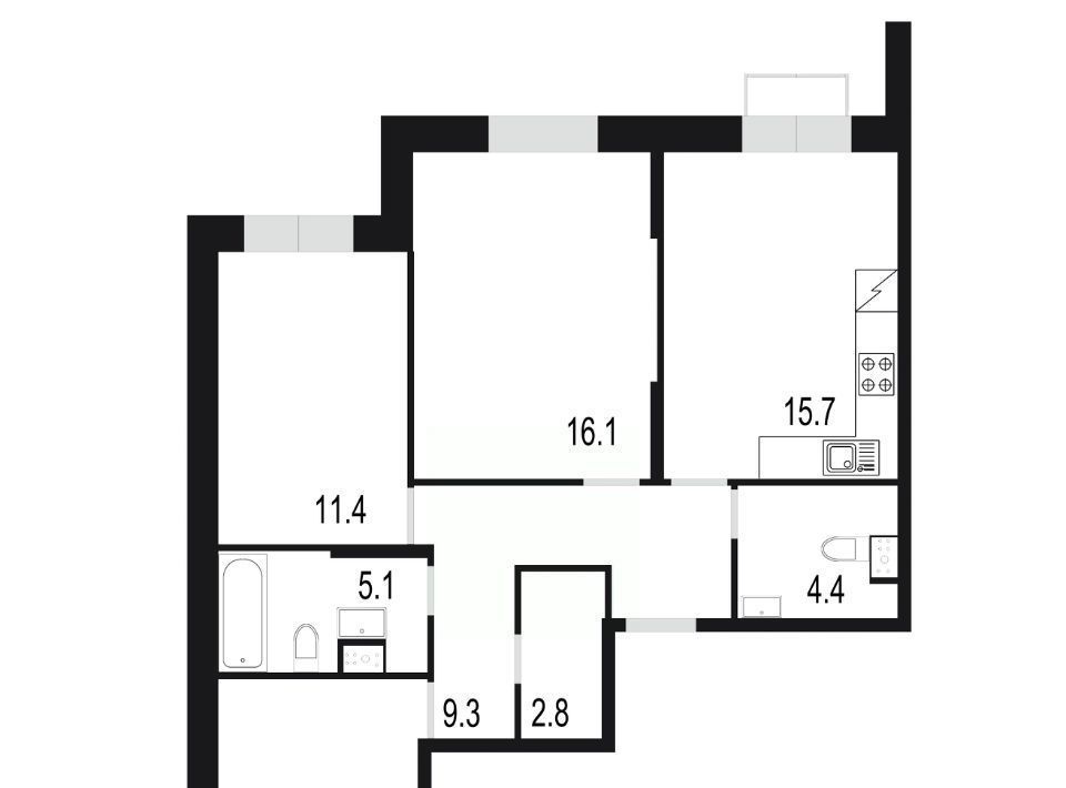 квартира г Одинцово ЖК «Союзный» Одинцово фото 1