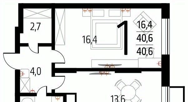 квартира г Москва п Десеновское ул Гренадерская 9к/3 метро Ольховая фото 1