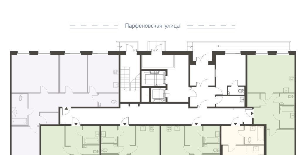 квартира г Санкт-Петербург метро Московские Ворота ул Парфёновская 17 фото 2