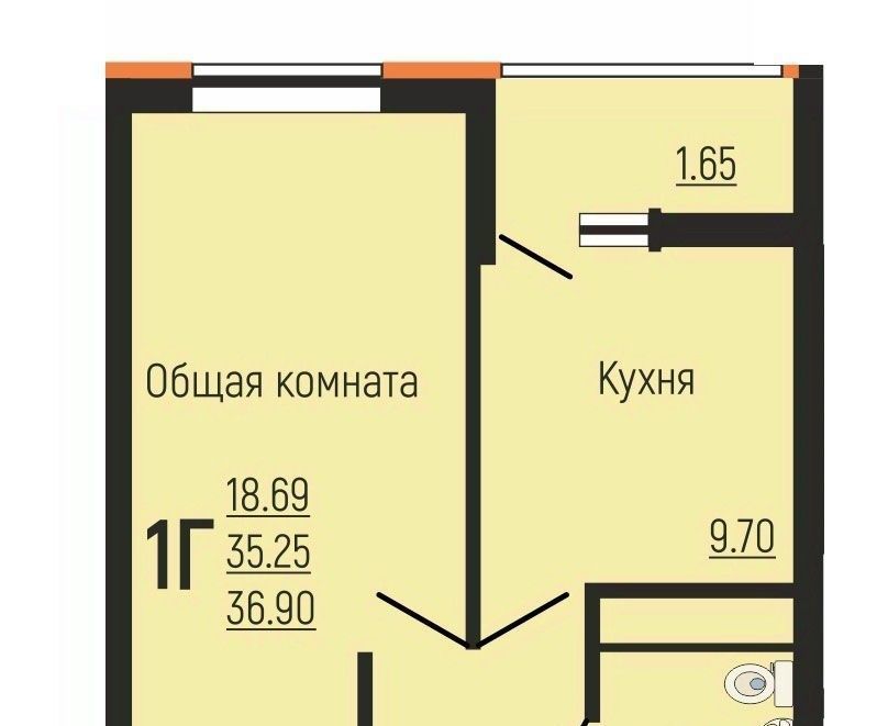квартира г Краснодар р-н Прикубанский Славянский микрорайон ул Заполярная 39/8 фото 1