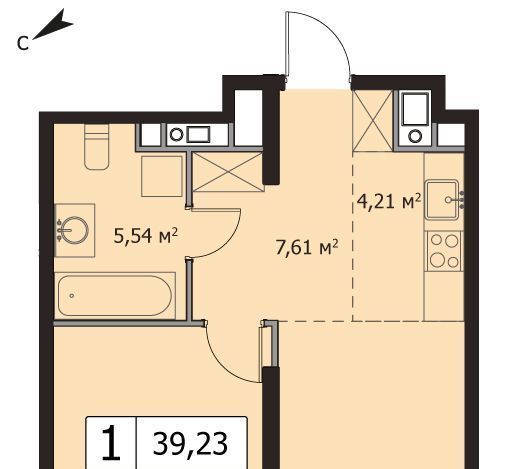 квартира г Москва метро Бульвар Рокоссовского ул 3-я Гражданская 35к/2 фото 1