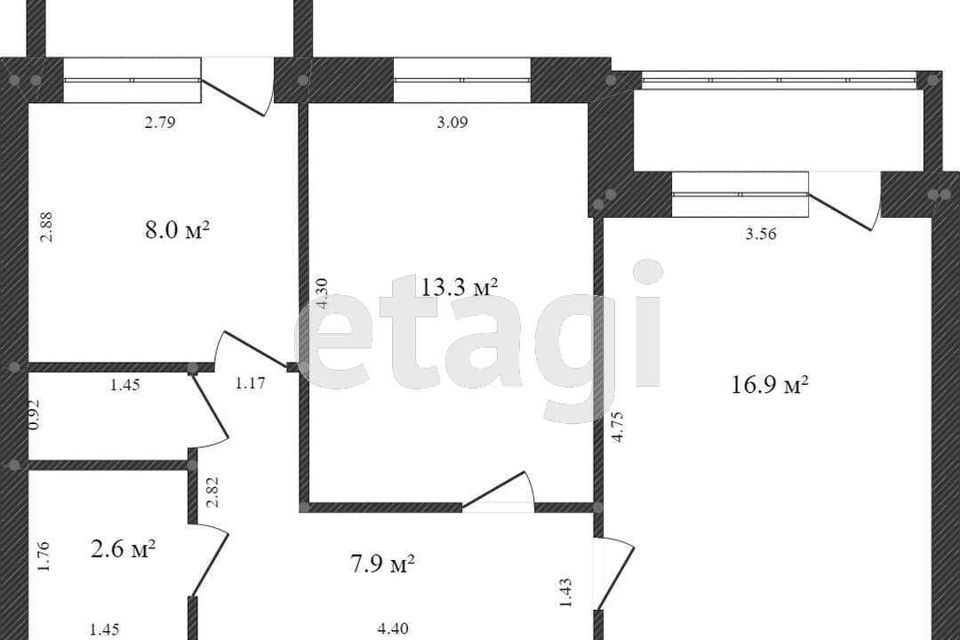 квартира г Нефтеюганск мкр 16А 76 Нефтеюганский район фото 1