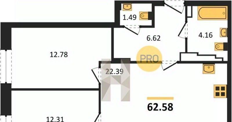 квартира г Калининград р-н Московский ул Батальная 65а фото 3