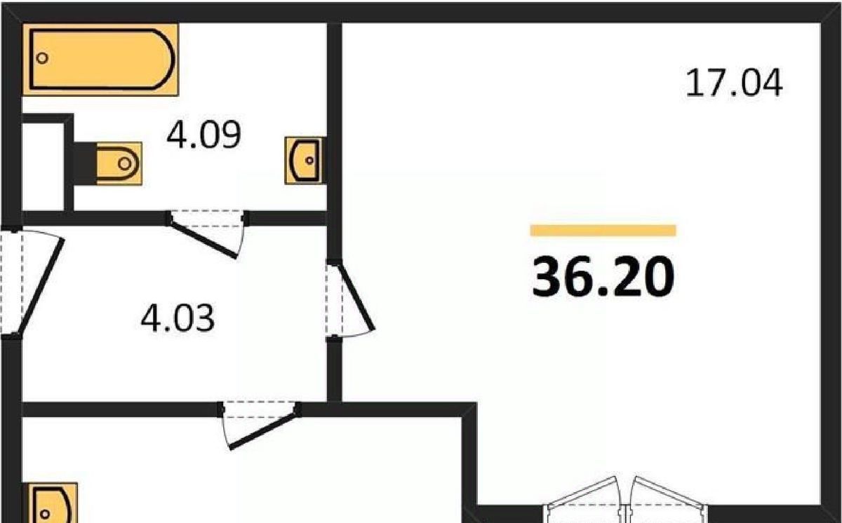 квартира г Калининград р-н Московский дом на Батальной фото 18