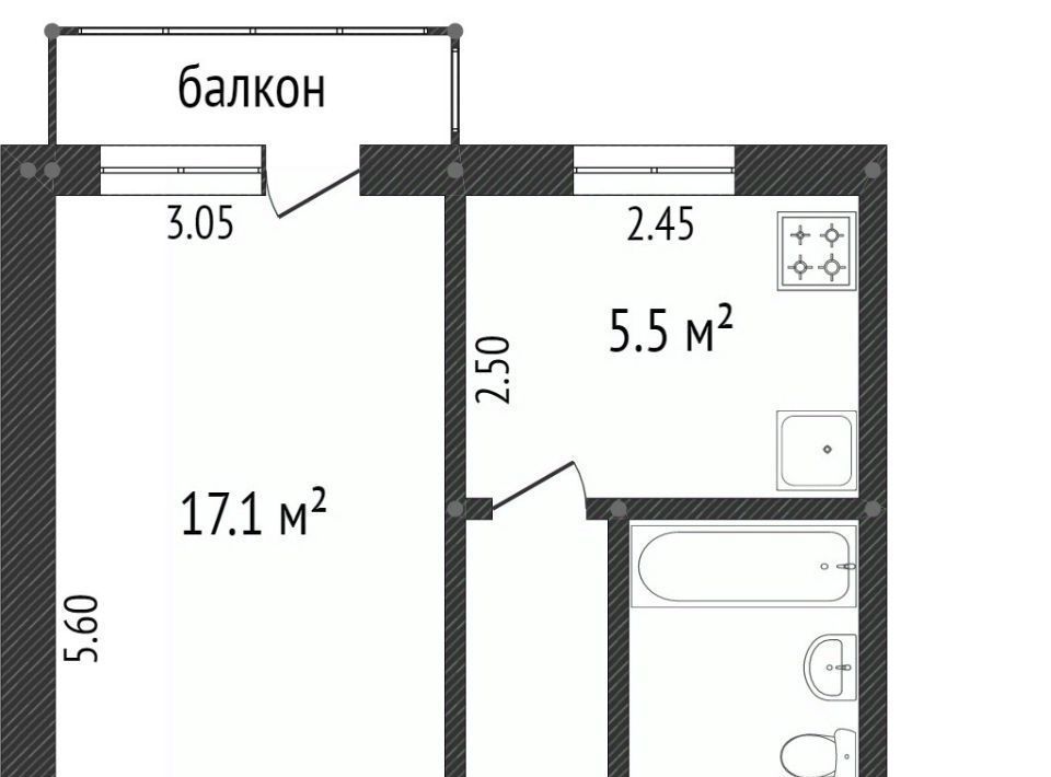 квартира г Черногорск ул Генерала Тихонова 25 фото 17