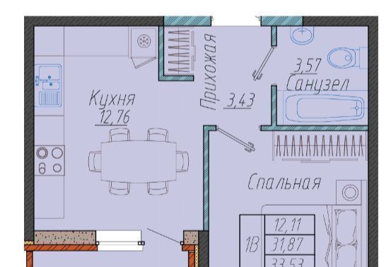 квартира г Краснодар р-н Прикубанский ул им. генерала Корнилова 5 фото 1