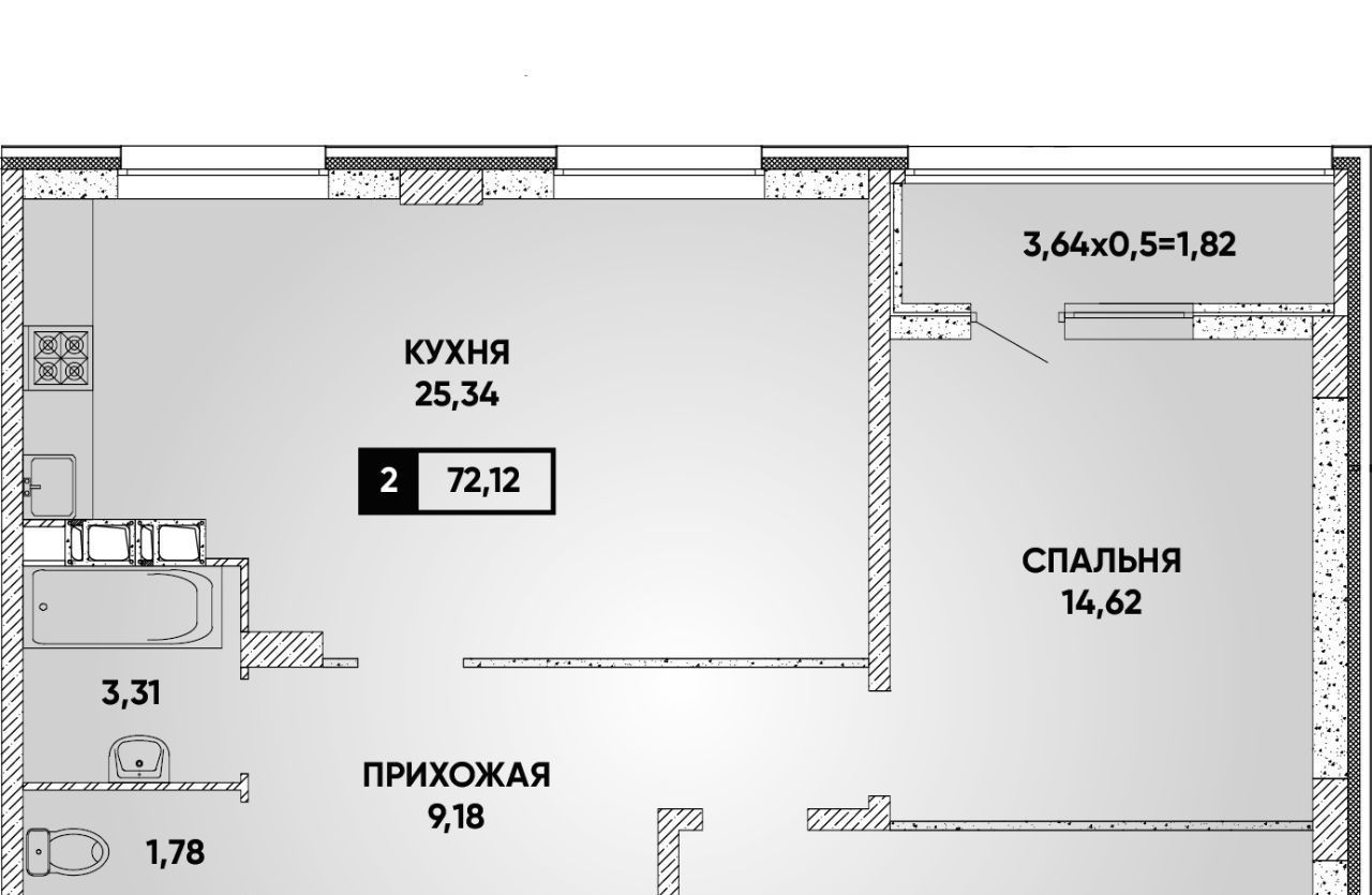 квартира г Краснодар р-н Прикубанский ул Наставников фото 1