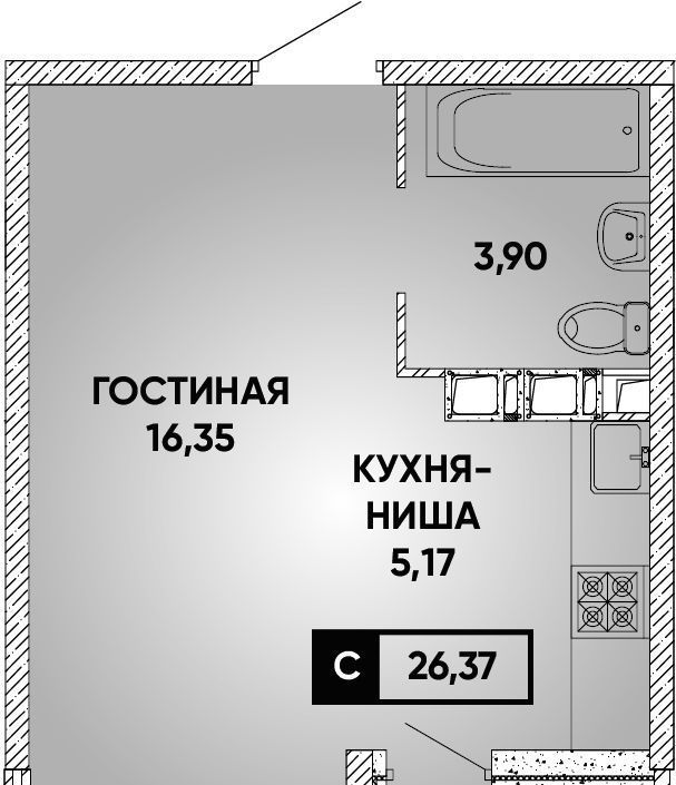 квартира г Краснодар р-н Прикубанский ул Наставников фото 1