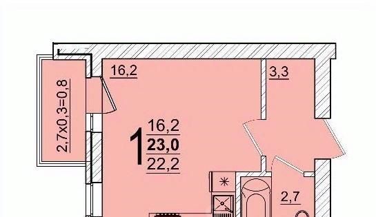 квартира р-н Тахтамукайский аул Новая Адыгея ул Тургеневское шоссе 33/2к 29 Старобжегокайское с/пос, аул фото 1